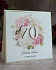 kartki scrapbooking Personalizowany zestaw na 70. urodziny - Kolekcja Jubileuszowa, BH 75a