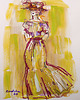 obrazy Lilka 73 - akwarela 16x24 cm unikat
