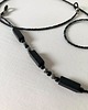 biżuteria różna Czarny łańcuszek do okularów unisex