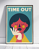 plakaty Plakat, Kobieta - Time Out - Czas na Przerwę, Odpoczynek