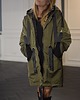 płaszcze damskie PARKA SNOW Classic  Khaki