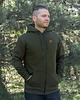 bluzy męskie Bluza męska z kapturem rozpinana BUSHCRAFT khaki