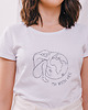 t-shirt damskie T-shirt "I'm With Her" Biały