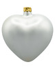 ozdoby choinkowe Bombka choinkowa: Serce matowe: białe