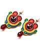 kolczyki soutache Sutaszowe kolczyki KOPENHAGA
