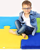 pufa dla dziecka Mata Puzzle