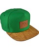 czapki i kapelusze męskie Góry - czapka z drewnianym daszkiem typu Snapback