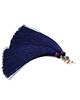 kolczyki chwosty Kolczyki chwosty Maxi boho /navy blue - bordoux/