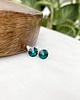kolczyki srebrne KOTY! kolczyki srebrne - kryształy Swarovski Emerald (mniejsze)