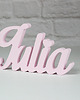 naklejki ścienne do pokoju dziecka Napis literki dowolne stojące imię grube z mdf