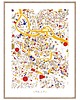 plakaty WROCŁAW centrum plakat mapa