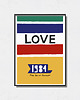 plakaty Yves Saint Laurent "Love Poster 1984"