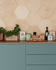 kafle i panele PANEL ŚCIENNY HEXAGON naturalny