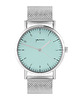 zegarki unisex Zegarek - Simple turkus - bransoleta mesh