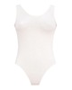 body damskie BODY TOP SOFT ROUND ecru