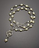 chokery Krótki naszyjnik choker perły wire wrapping
