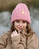 czapki damskie Wełniana czapka zimowa peruvian WOOLY słodki róż