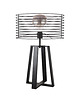 lampy stołowe Duża lampa stołowa z drucianym kloszem WOLOS LOFT