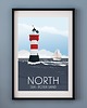 plakaty Plakat NORTH SEA - ROTER SAND - MORZE PÓŁNOCNE