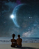 plakaty Plakat / Surrealistyczny Kolaż / Starry Night