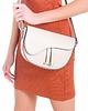 torby na ramię Torebka skórzana na ramię - kremowa  (6929)