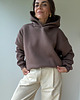 bluza z kapturem damska Bluza Soho choclate z kapturem