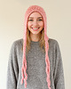 czapki damskie BONBON balaclava x bonnet bubble gum