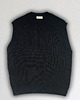 swetry męskie JAGUAR Męska Kamizelka Wełniana Czarna 100% Merino Bezrękawnik Sweter