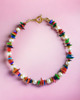 chokery Multikolorowy naszyjnik : choker : perły & masa perłowa