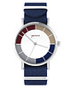 zegarki unisex Zegarek - Tricolor - granatowy, nylonowy