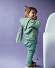 bluzy dla chłopców Bluza z kapturem z uszami królika dla dziecka zielona