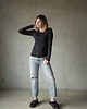 bluzki z długim rękawem damskie Bluzka longsleeve kolor