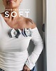 broszki Brosza z kolekcji SOFT z satynowymi wstążkami kwiatowymi New