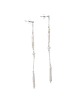 kolczyki - inne Długie kolczyki sztyfty z podłużną Perłą Srebrna