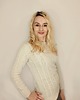 swetry damskie  Sweter z kaszmiru 100% śmietankowy ecru warkocz kaszmirowy sweter