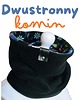 szale damskie Komin czarny z meksykańskimi kotami