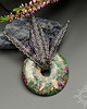 wisiory Metsan, wisior z fluorytem, beading