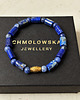 biżuteria męska Bransoletka Męska Lapis Lazuli i Sodalit