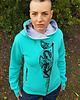 bluza z kapturem damska The eye bluza damska mint by OTECKI