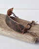 bransoletki - inne Bransoletka z kutej, oksydowanej miedzi /31/ biżuteria handmade, rękodzieło