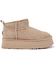 półbuty damskie Cosy Ultra Short Platform BOOTS  ALMOND
