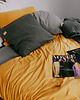 pościel Musztardowa pościel dzianinowa