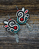 kolczyki soutache Navajo- etniczne kolczyki soutache