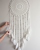 łapacze snów Biały łapacz snów Dream catcher