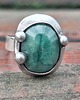 pierścionki - różne Szmaragd - pierścionek regulowany