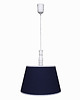 lampy do pokoju dziecka Lampa wisząca granatowa z białą lamówką