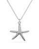 złote naszyjniki STARFISH -naszyjnik srebro, srebro złocone, różowe złoto