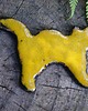 magnesy Ceramiczny magnes kot żółty