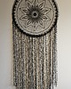 łapacze snów Duży czarny łapacz snów z piórami Dream catcher