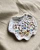 pojemniki na biżuterię Ceramiczna podstawka Kolorowe ciapki